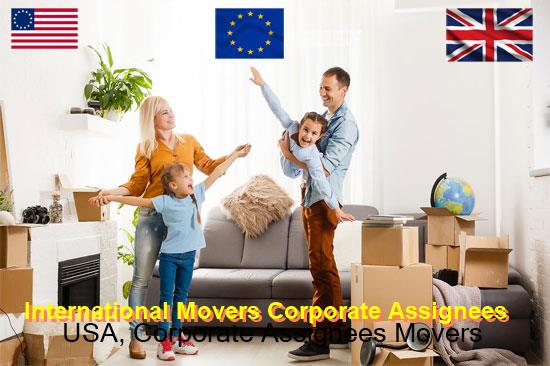 International movers handling a US bound shipment