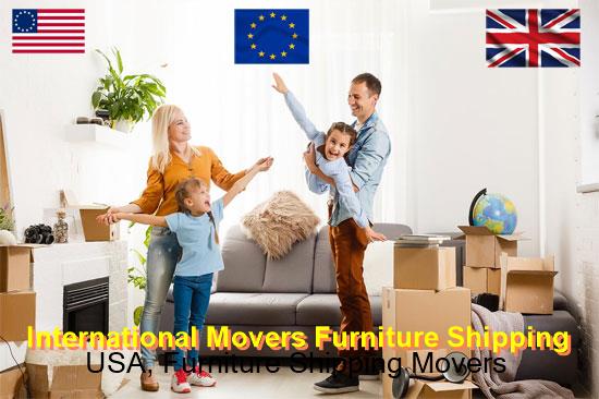 International movers handling a US bound shipment