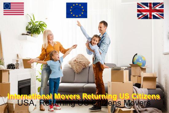 International movers handling a US bound shipment