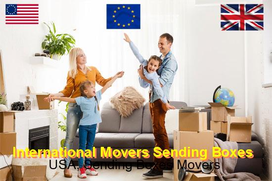 International movers handling a US bound shipment