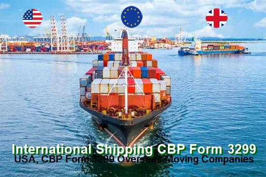 Shipping household goods from the UK to the United States