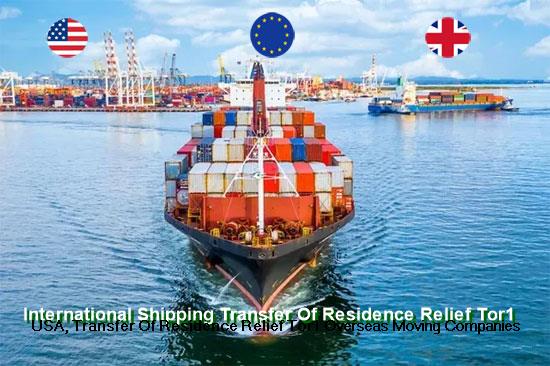 Shipping household goods from the UK to the United States