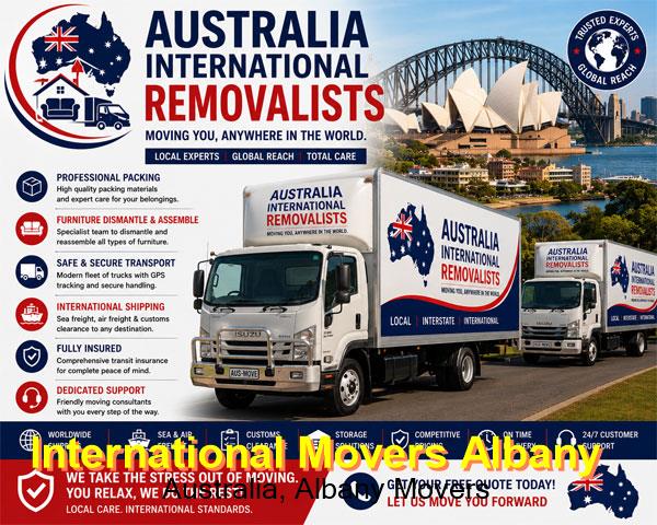 FIDI-certified mover for a Albany removal