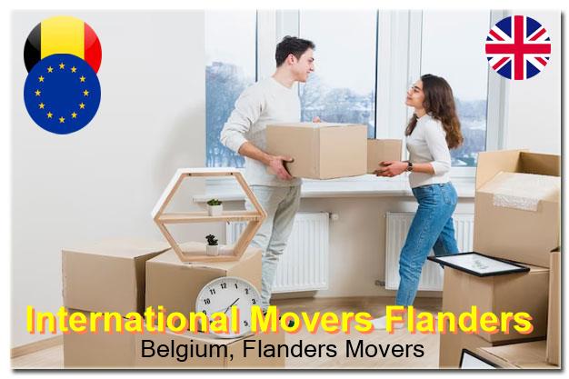Customs documents prepared for SPF Finances FOD Financien Belgian customs relief on Flanders removal from UK