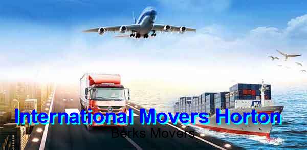 International movers loading a Horton household for an overseas move