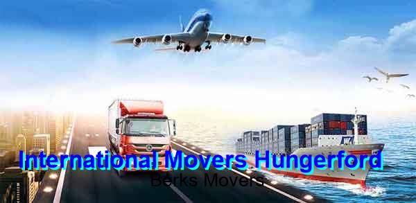 International movers preparing antiques at a Hungerford property