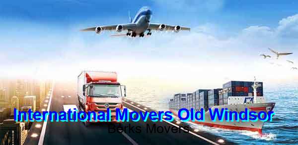 International movers loading an Old Windsor household for an overseas move