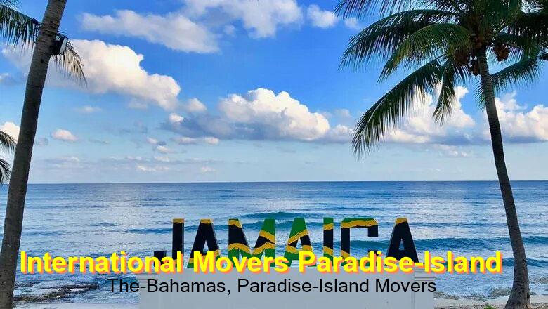 A move being delivered in Paradise Island, Bahamas