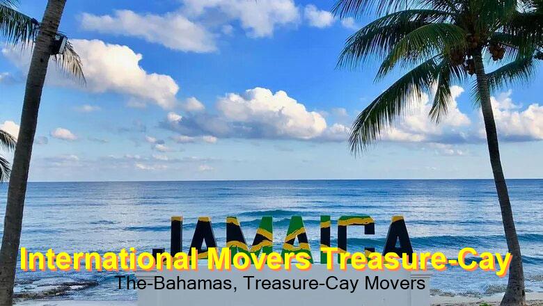 A move being delivered in Treasure Cay, Bahamas