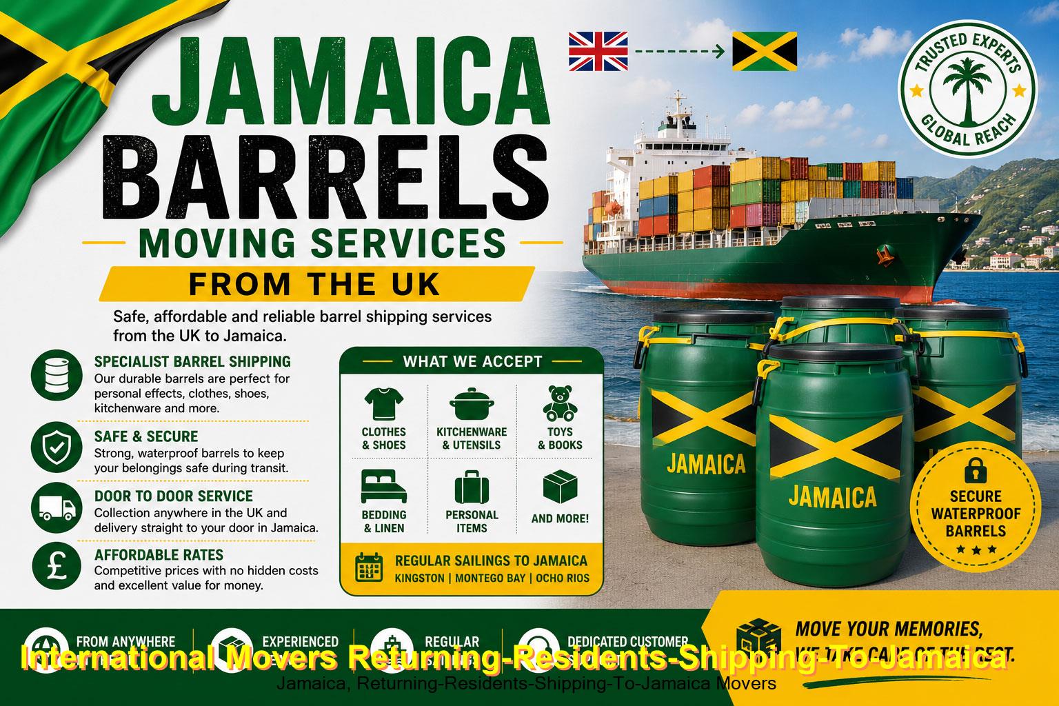 One vetted Jamaica shipping partner handling a UK to Jamaica shipment
