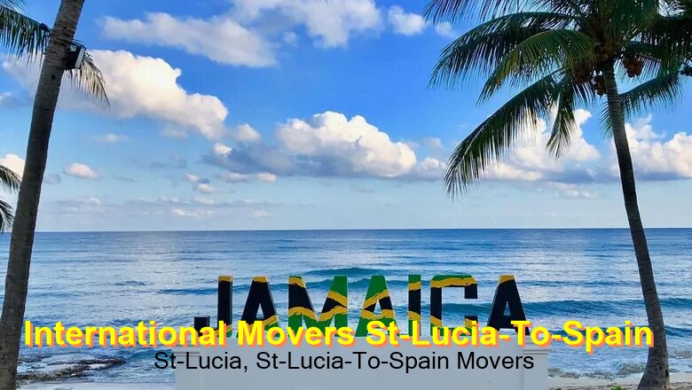 A home loaded in St Lucia for shipping to Spain