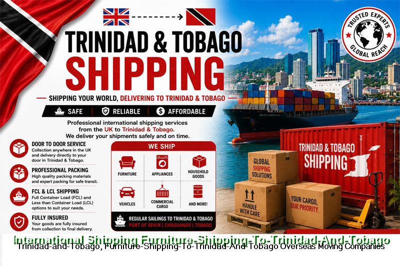 Furniture clearing at the Port of Port of Spain, Trinidad