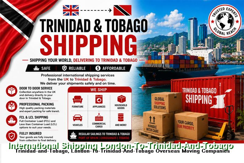 A shipment from London clearing at the Port of Port of Spain
