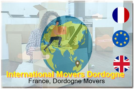 International movers at a Dordogne farmhouse property