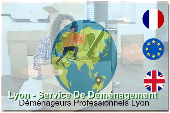 Déménagement d'entreprise international
