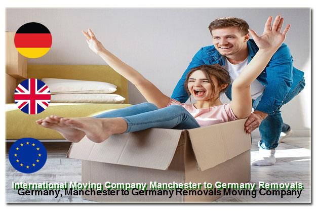 International moving company handling Manchester to Germany removals