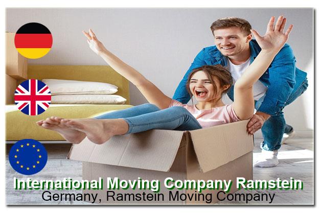 International moving company handling Ramstein removals