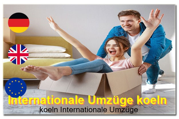 Möbelverladung für internationalen Umzug ab Köln