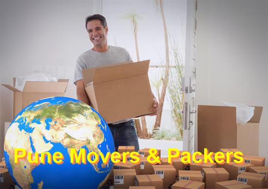 Movers and packers preparing household goods for UK to Pune international removals