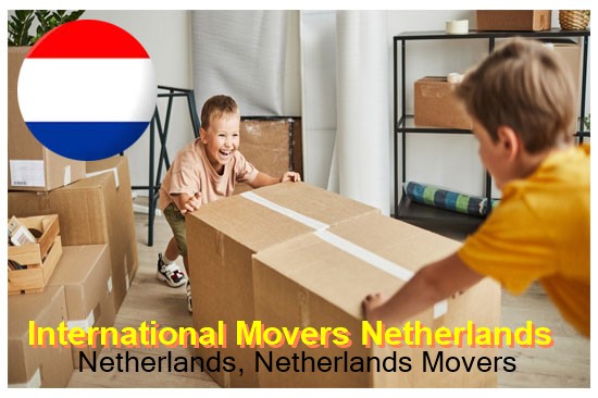 Partner mover preparing household goods for a Netherlands removal