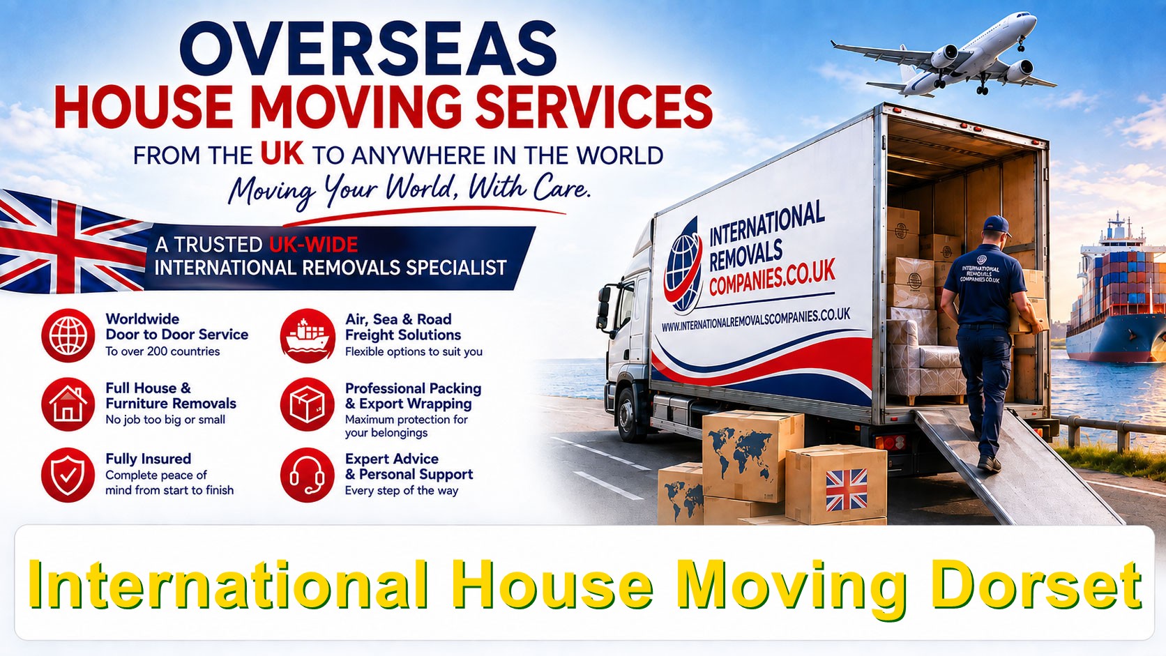 Customs inventory prepared for an international move leaving Dorset
