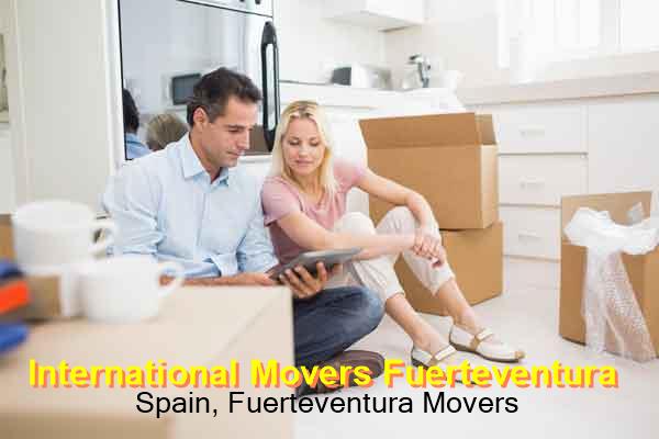 International movers planning access for a Fuerteventura removal