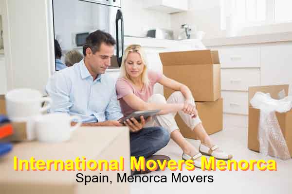 International movers planning access for a Menorca removal