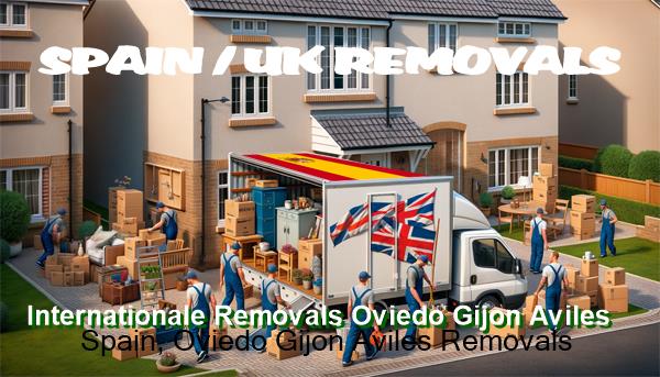 Oviedo Gijon Aviles, Spain International Removals